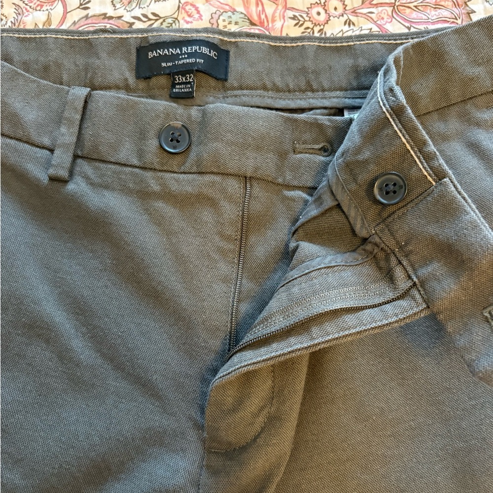 Banana Republic Charcoal Chinos for Men